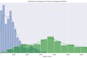 Ridership graphic from data science course