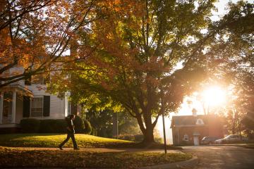 Athens Campus in the fall