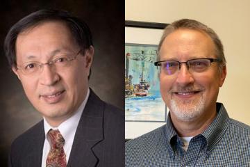 Professors Hao Lou and Chris Thompson