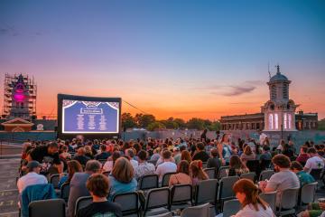 Athena Cinema rooftop movies