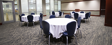 nelson conference room banquet set up