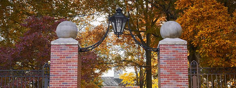 Fall campus beauty shot