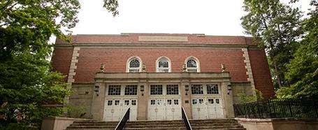 Front entrance to the Memorial Auditorium