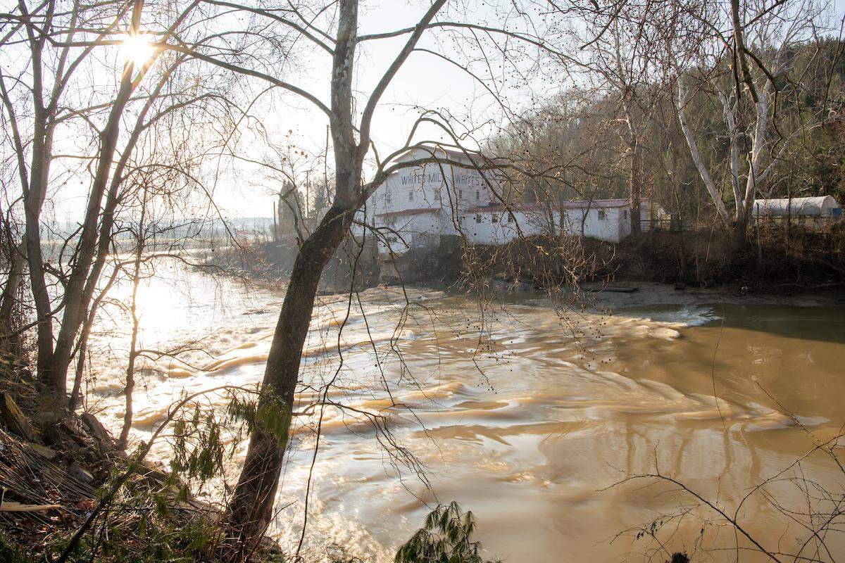 The Hocking River and White's Mill.