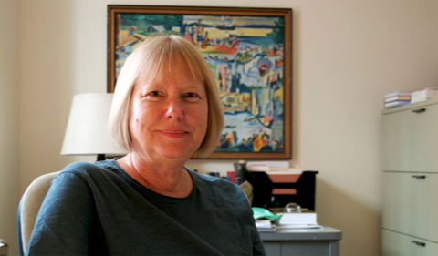 Image of Dr. Lysa Burnier, a professor of political science who teaches in the Voinovich School’s MPA program,