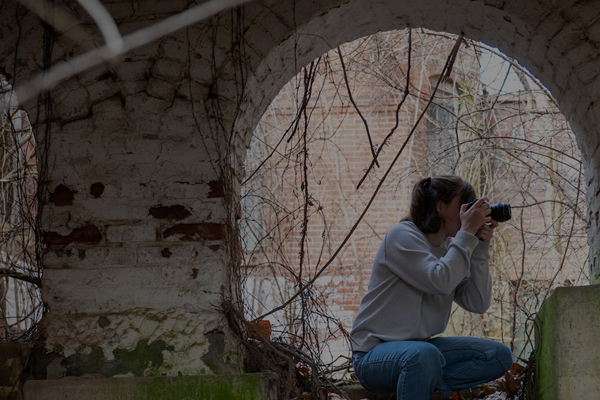 A photographer taking pictures at The Ridges