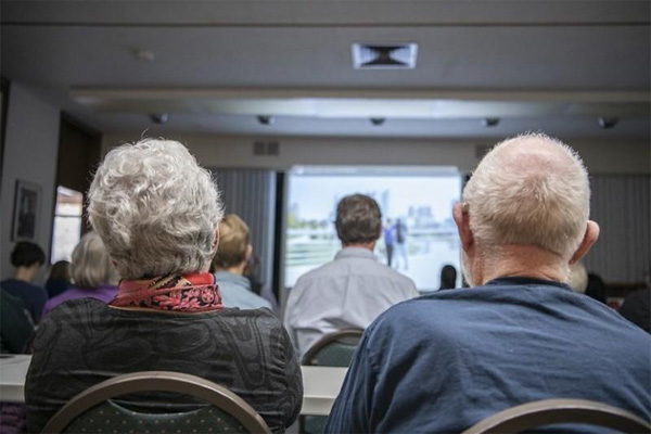 Participants at a Grey-Green Alliance meeting