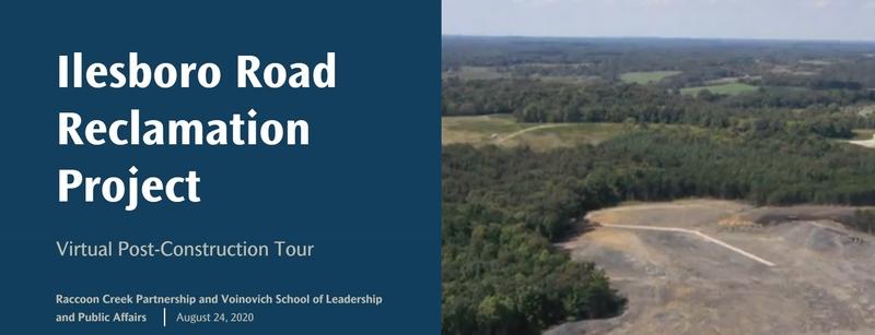 A screenshot of the Ilesboro Road virtual tour webpage