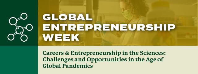 A flyer for Global Entrepreneurship Week 2020